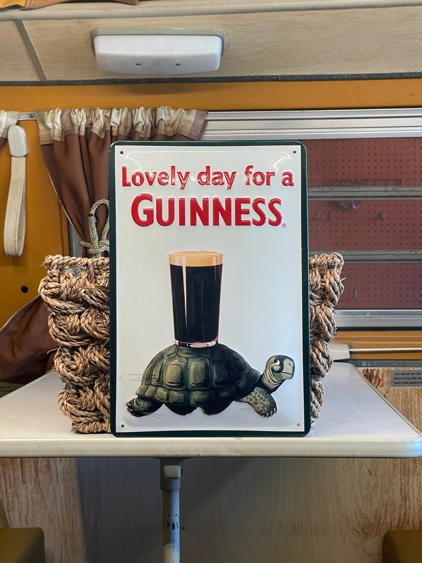 Metal Guiness Stout Sign