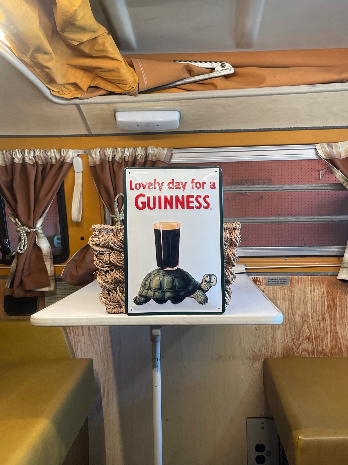 Metal Guiness Stout Sign