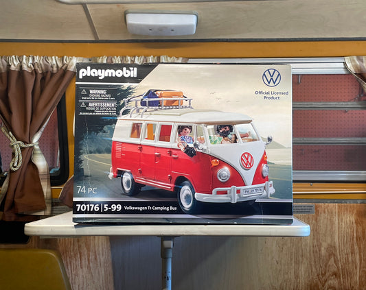 Red VW Playmobil Bus - Unopened
