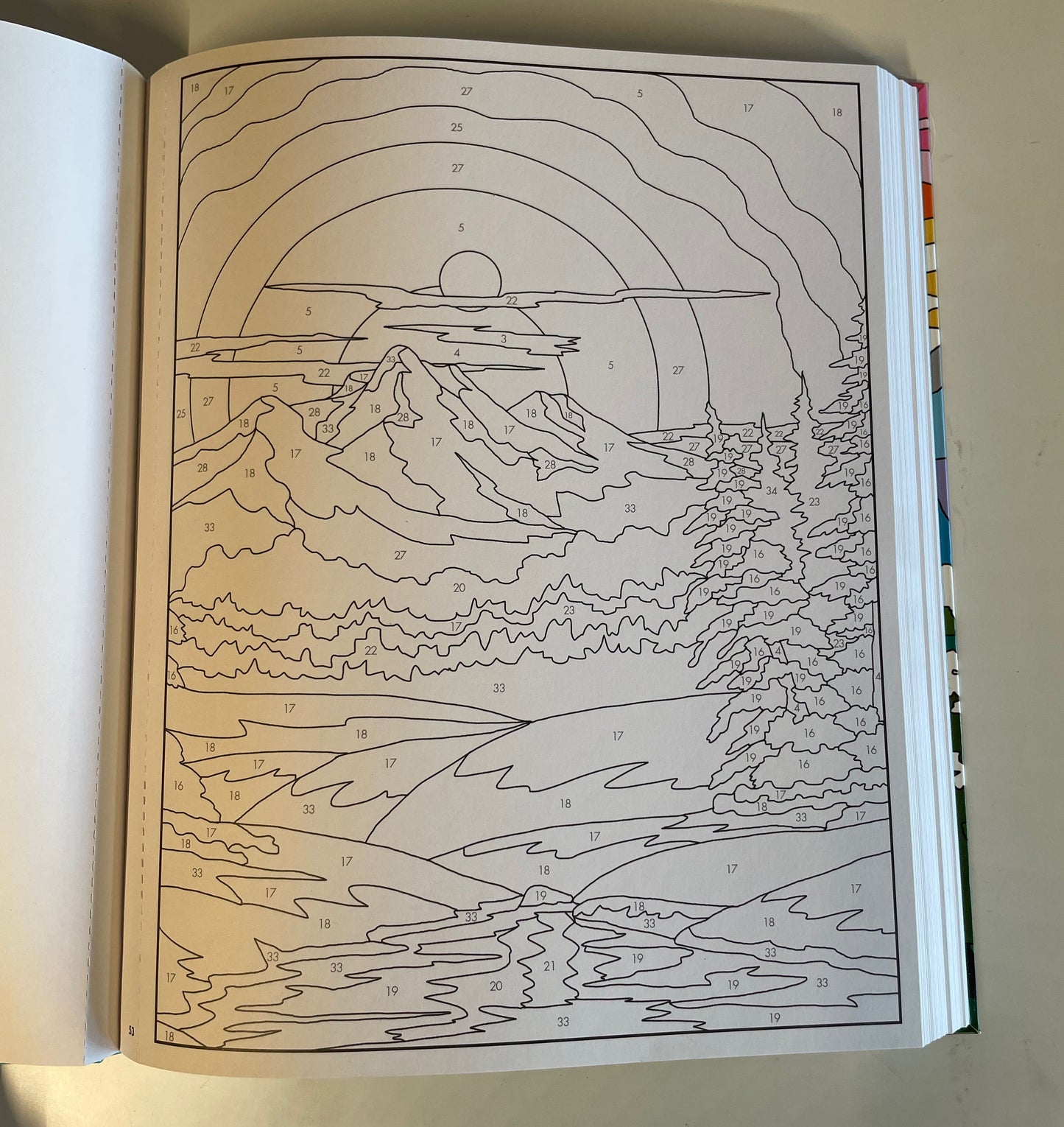 Bob Ross Color-by-Number Coloring Book