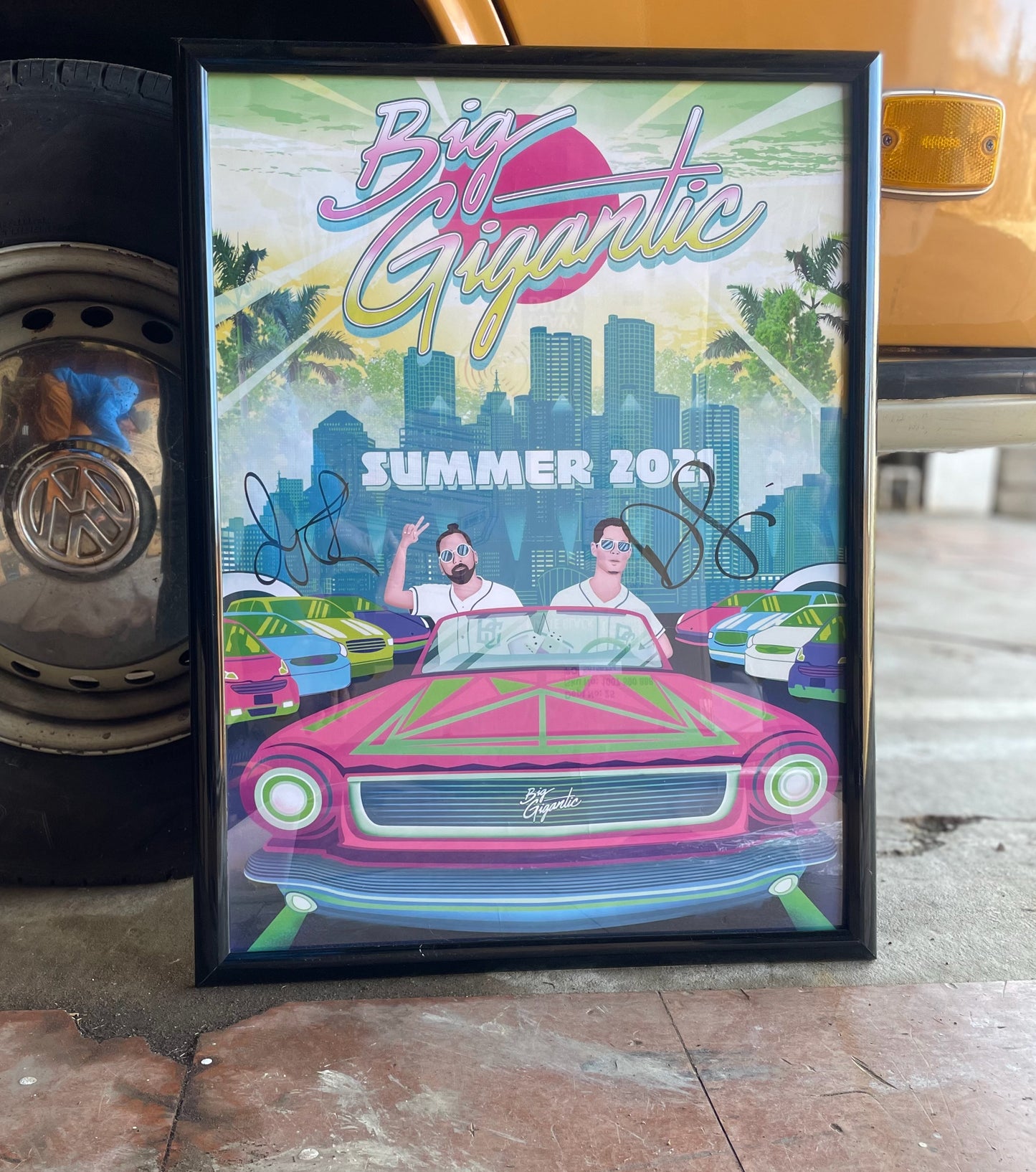 Big Gigantic 2021 Tour Poster - Signed & Framed