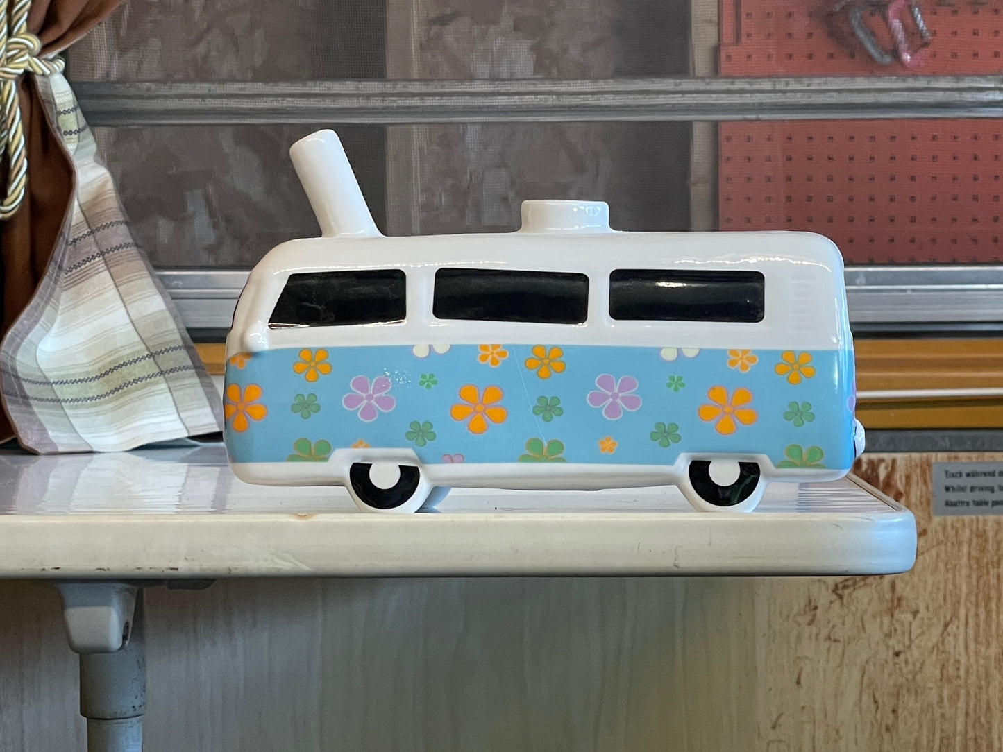 Retro Vintage Bus/Van Ceramic Water Pipe (for decorative use only)