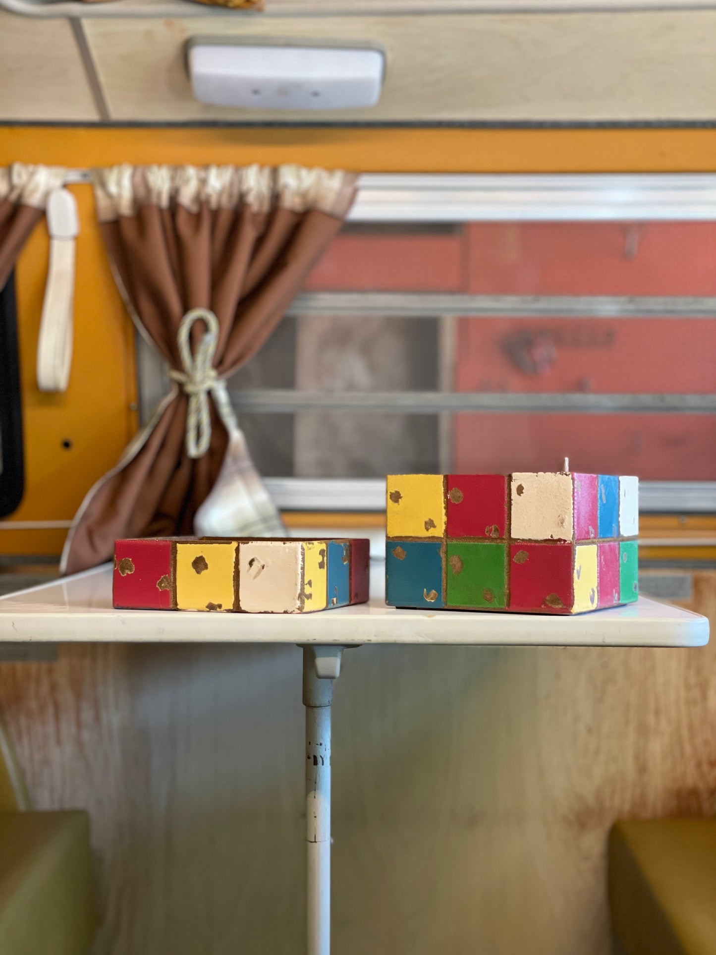 Rubik's Cube Painted Box
