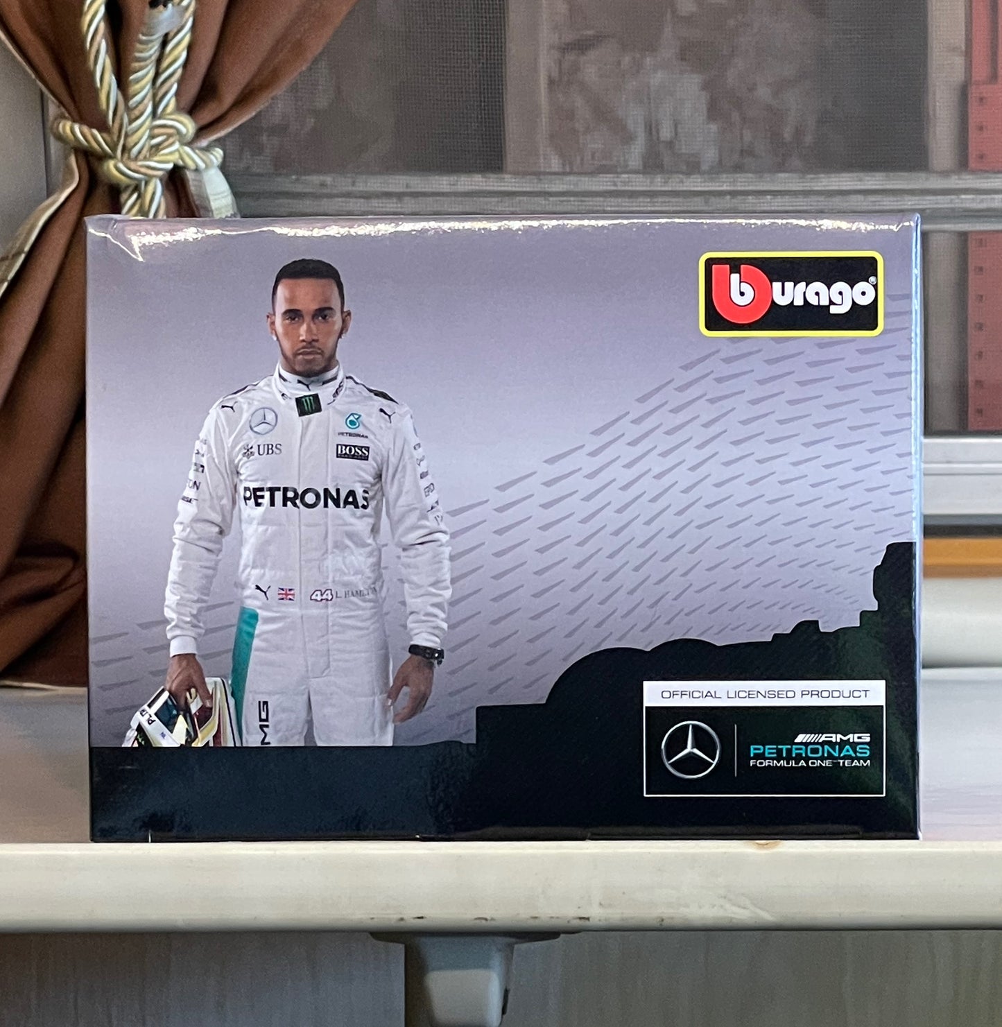 Bburago Mercedes F1 W07 Hybrid Lewis Hamilton 1/18 Scale Die Cast Car (Unopened, In Box)