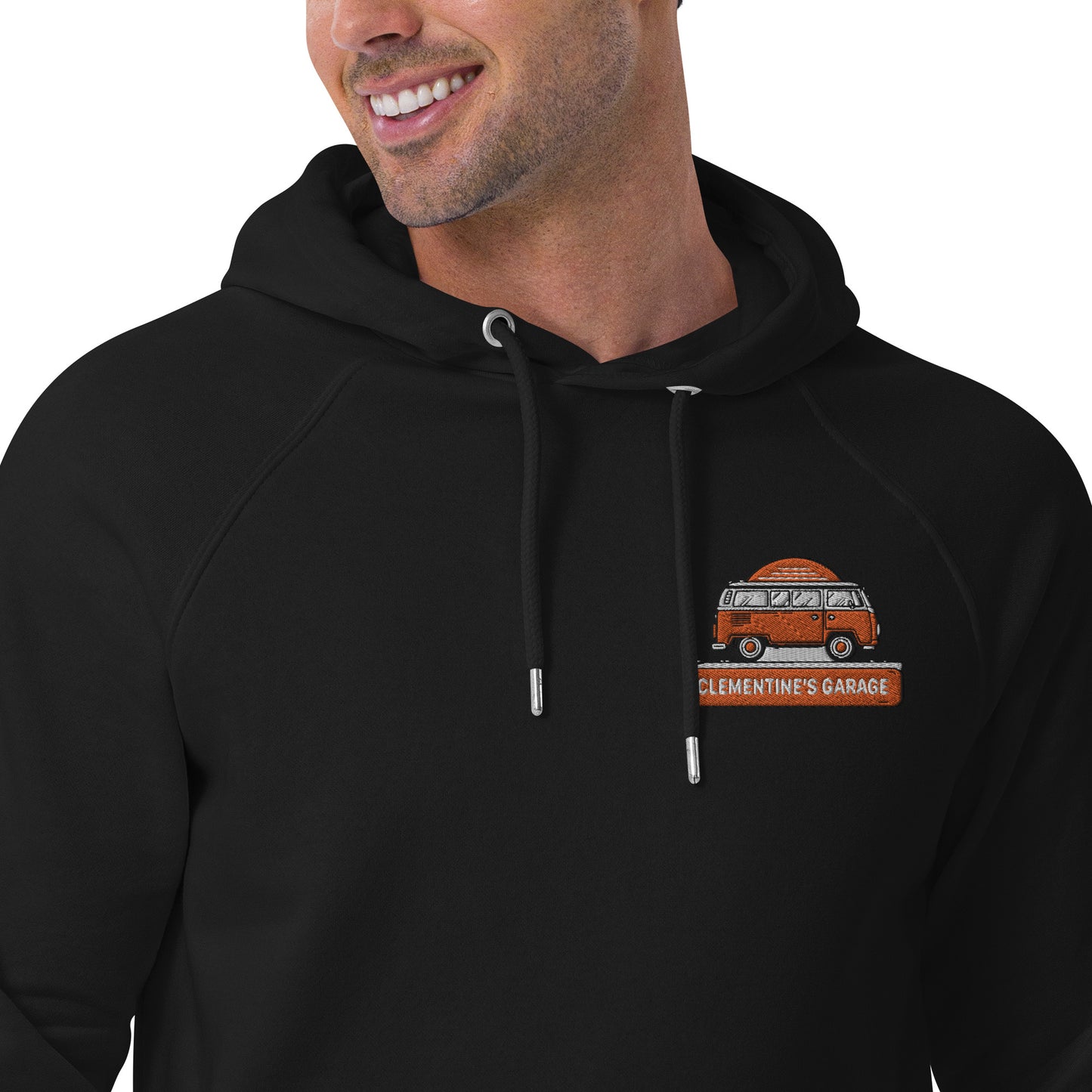 Clementine's Garage - Unisex eco raglan hoodie