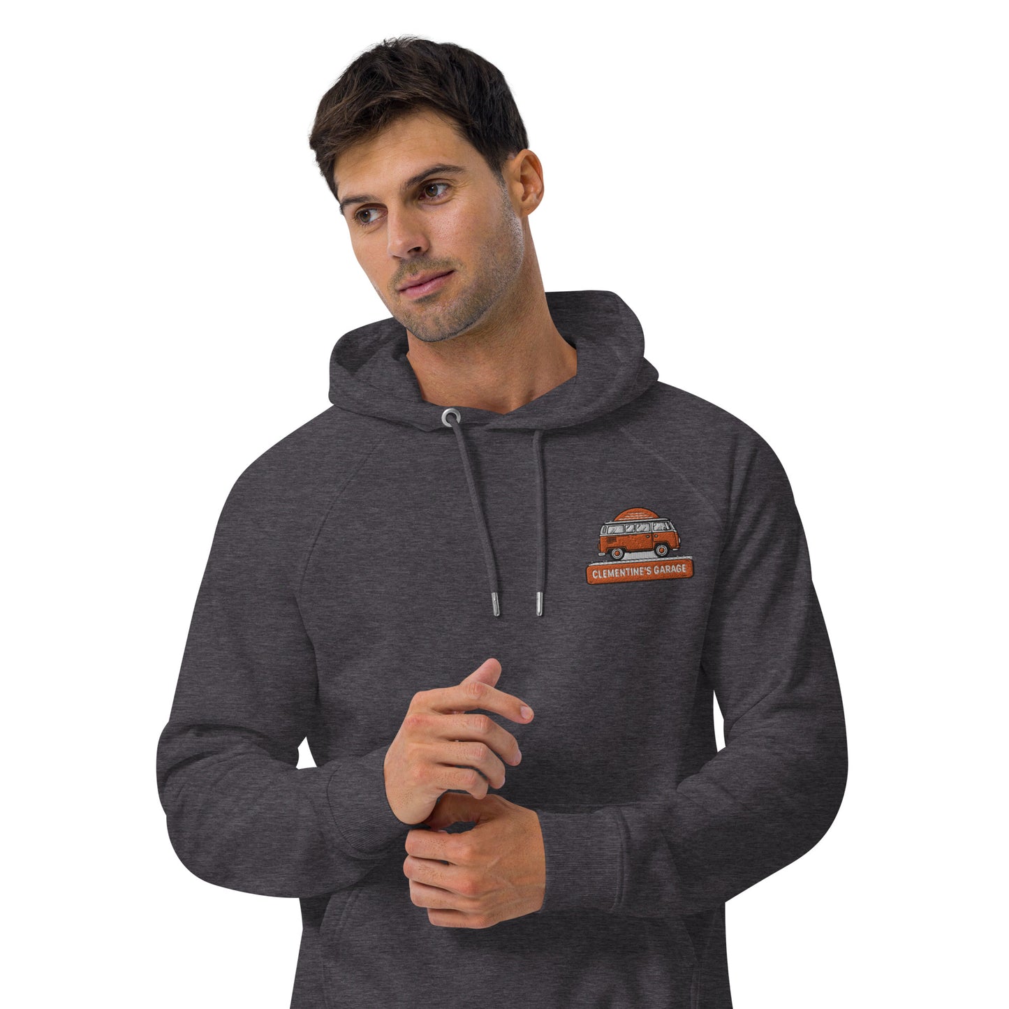 Clementine's Garage - Unisex eco raglan hoodie