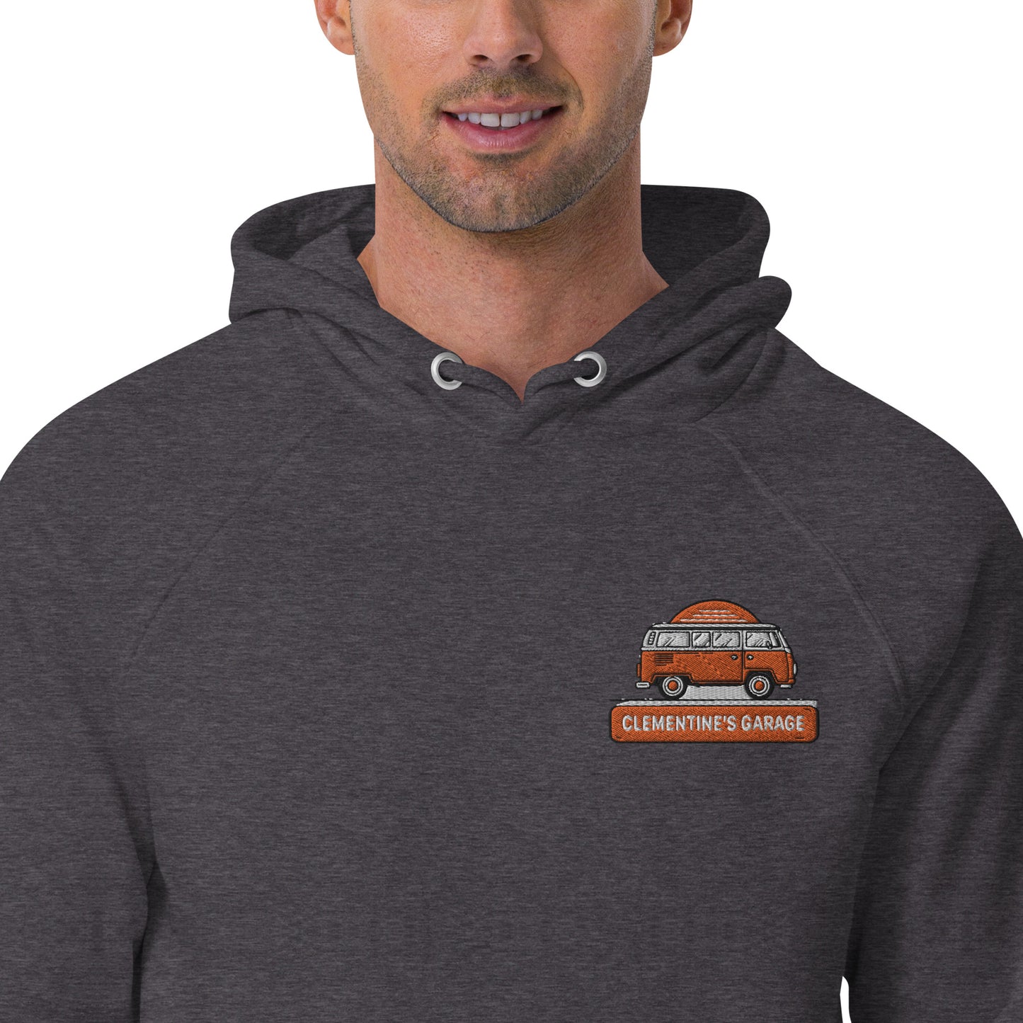 Clementine's Garage - Unisex eco raglan hoodie